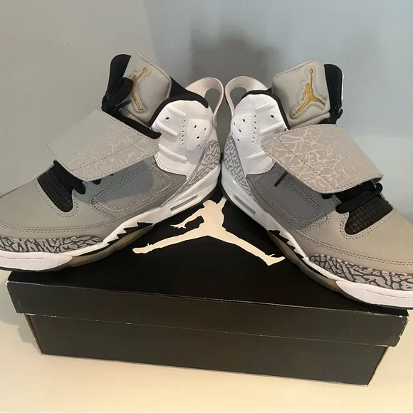 Air Jordan Gray and Black Sneakers - Picture 8 of 12